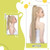 RUNATURE Human Hair Ponytail Extension Golden Blonde 14 Inch Ponytail Extensions Human Hair Light Blonde Highlighted Wrap Around Ponytail Human Hair