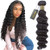 QTHAIR 18A Peruvian Virgin Hair Loose Wave 18 inch 100g 100% Unprocessed Loose Deep Wave Peruvian Human Hair Weave 1Bundle 100g Natural Color