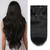 Jiameisi Clip in Hair Extensions Real Human Hair, 18inch Remy Human Hair Extensions Double Weft 120g 8pcs, Natural Straight Clip ins for Women, Ideal