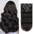Jiameisi Clip in Hair Extensions Real Human Hair, 16inch Remy Human Hair Extensions Double Weft 120g 8pcs, Natural Straight Clip ins for Women, Ideal