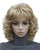 Kalyss Short Curly Wavy Blonde Wigs for Women Blonde Wig with Hair Bangs Heat Resistant Synthetic Hair Wigs 12 Inches