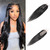 Brazilian 2x6 HD Lace Closure Kim K 2x6 Closure Straight Brazilian Human Hair Lace Closure Remy Hair Deep Middle Part(12 inch)