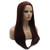 Lushy Hair Straight Long 24inch Auburn Heat Resistant Heavy Density Realistic Synthetic Lace Front Stylish Wig