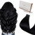 Hetto Tape in Hair Extensions Human Hair Black Tape in Extension Human Hair Natural Tape ins Human Hair Extension Jet Black Inviisble 12Inch 30g 20pc