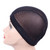 YANTAISIYU 2 PCS/Lot Black Mesh Cap Wig Cap for Making Wigs Stretchable Hairnets with Wide Elastic Band (Mesh Cap L)