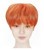 OYSRONG New Handsome Men Short Orange Straight Cosplay Wig