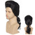 Miss U Hair Men Short Wavy Brown Wig with Pigtails Adult Colonial Funny Wigs for Cosplay Party Halloween