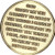 RecoveryChip One Day at A Time Universe Sun Moon Earth Medallion Color Serenity Prayer Chip