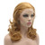 Lushy Stylish Medium Length 16inch Honey Blonde Wig Heat Friendly Heavy Density Synthetic Lace Front Wig