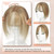 gulagula Hair Toppers for Women Real Human Hair Toppers Haipieces for Women with Thinning hair Human Hair Toppers with Bangs Clip in