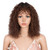 Style Icon Human Hair Afro Wigs Short Curly Wigs for Black Women Wig With Bangs (14 Inches, TT1B/33)