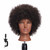 Hairginkgo 100% Human Hair Mannequin Head Hairdresser Training Head Manikin Cosmetology Doll Head (92092B0210)