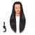 Hairginkgo Mannequin Head 26"-28" Super Long Synthetic Fiber Hair Manikin Head Styling Hairdresser Training Head Cosmetology Doll Head for Cutting Br