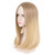 SiYi Platinum Blonde Wig for Women,613 Blonde Ombre Black wigs,Cosplay Halloween Party Costume Wig, Daily Short Straight Hair