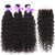 8A Brazilian Virgin Hair Water Wave 4 Bundles With Closure Free Part 100% Unprocessed Virgin Brazilian Human Hair Water Curly Ocean Wave Bundles With
