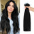 JESSBO Tape in Hair Extensions Human Hair Jet Black 100% Remy Human Hair 12 inch 20pcs 40g/pack Straight Seamless Skin Weft Tape ins for Fashion Wome