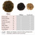 RUWISS Messy Bun Hair Piece Human Hair Messy Rose Bun Hair Buns Hair Piece for Women Real Hair Scrunchies Updo Hair Pieces Bun Extension Ponytail Mes