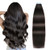 SUYYA Tape in Hair Extensions Natural Black 100% Remy Human 20 inches 20pcs 50g/pack Straight Seamless Skin Weft Hair(20 #1B Off Black)
