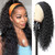 G&T Wig Headband Wigs for Black Women Wet and Wavy Headband Wig Curly Wave Synthetic Wigs Glueless Heat Resistant Long Wigs for Daily Party Use (24 i