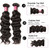 Unice 8a Remy Brazilian Natural Wave Hair 3 Bundles 100% Unprocessed Virgin Human Hair Extensions Weave Natural Color (18 20 22)