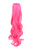 karlery Curly Clip In Thick Claw Drawstring Ponytail Extension Multi-colored Hair Pony Tail Hair Extension (Hot Pink)
