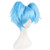 MapofBeauty 12"/30cm Light Blue Three-piece Wig Short Wig Cosplay Wigs