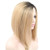 Melody Blonde Ombre Lace Front Wig With Dark Roots Mixed 2tone Short Bob Brown Gold Synthetic Lace Front Wigs For Women Hairstyle Heat Resistant Fibe