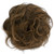 CAISHA 100% HUMAN HAIR Scrunchie Hair Piece Updo Braid Hair Scrunchy Messy Bun Brown Mix H312l