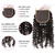Sent Hair 5x5 Deep Curly Wave Lace Closure 100% Human Hair with Baby Hair Brazilian Virgin Hair Closure Free Part Natural Color 16inch