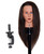 Bellrino 20-22" Cosmetology Mannequin Manikin Training Head with Human Hair with Table Clamp Holder - Helen (B-CORA+C)