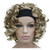Aimole 16 Inches Short Curly Hair Wigs Women's Wig 3/4 Half Wig with Black Headband(27T613)