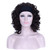 Aimole 16 Inches Short Curly Hair Wigs Women's Wig 3/4 Half Wig with Black Headband (6-Chestnut Brown)