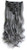 SWACC Women 20 Inches Curly Full Head 7 Separate Pieces Heat Resistance Synthetic Hair Clip in Hair Extensions (Grey)