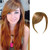 Dsoar Thick Side Bangs Clip in Real Human Hair Bangs Natural Clip On Side Bangs Straight Fringe Hair Extensions(Light Brown Color,With Temples)