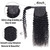 seelaak Kinky Curly Human Hair Ponytail Extension with Wrap Around True Length 10A Brazilian Ponytail Human Hair 3C Afro Curly Ponytail Clip in Human