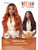Outre Soft & Natural Synthetic Lace Front Wig - NEESHA 208 (1B Off Black)