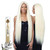 STRAIGHT 22" (1 Jet Black) - Shake-N-Go Organique Mastermix Synthetic Bundle Weave