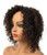 Wiginway Women Wigs Medium Curly Dark Brown with Highlight Wigs Synthetic Hair Pieces Toupe 8 Inch