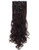 Lelinta 24" Thick Curly Full Head Clip in on Double Weft Hair Extensions Medium Brown