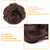 S-noilite Hair Bun Extensions Messy Wavy Curly Dish Donut Scrunchie Hairpiece Accessories Chignons Updo Ponytail Pony Tail Synthetic Hair Extension f
