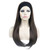 Aimole Long Straight 3/4 Women's Wigs with Black Headband Hair Synthetic Hair(6 Chestnut Brown)