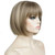 Aimole Short Bob Straight Wig with Cute Flat Bangs Synthetic Hair(24M8+613)