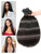 Nadula Hair 12A Brazilian Straight Virgin Human Hair 3 Bundles, 100% Unprocessed Virgin Remy Silky Straight Human Hair Weave Extension for Black Wome