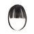 Natural Synthetic Hair Flat Bangs/Fringe Mini Hair Bangs Fashion one Clip-in Hair Extension(Natural Black)