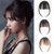 Natural Synthetic Hair Flat Bangs/Fringe Mini Hair Bangs Fashion one Clip-in Hair Extension(Natural Black)