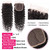 Water Wave 3 Bundles with Closure 8A Water Wave Unprocessed Bundles with Closure Wet and Wavy Human Hair Weave 3 Bundles with Closure (28 28 28+20, N