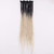 Dsoar Dreadlocks Extensions 24 Inch Ombre Synthetic Dreads Handmade Dreads Extensions Hippie Crochet Locs 10 Strands/Pack(Black and Blonde)