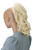 CAISHA 14" Wavy Clip On Ponytail With Butterfly Clip Hairpiece Heat-resistant Synthetic Fibres Platinum Blonde H133