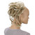 CAISHA Jumbo Scrunchie Braided Updo Wavy Messy Bun Hairpiece Blond Mix G13D