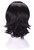 ANESHE Men's Short Layered Hair Anime Cosplay Wig Party Wig (Black)